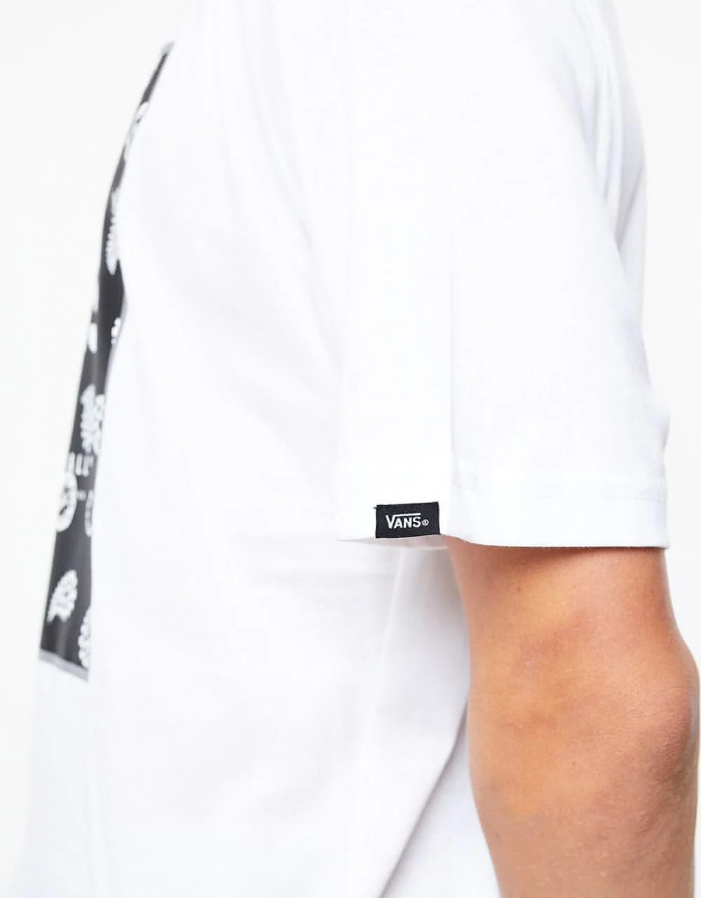Vans Print Box Kids T-Shirt - White/Frost Grey - Image 3