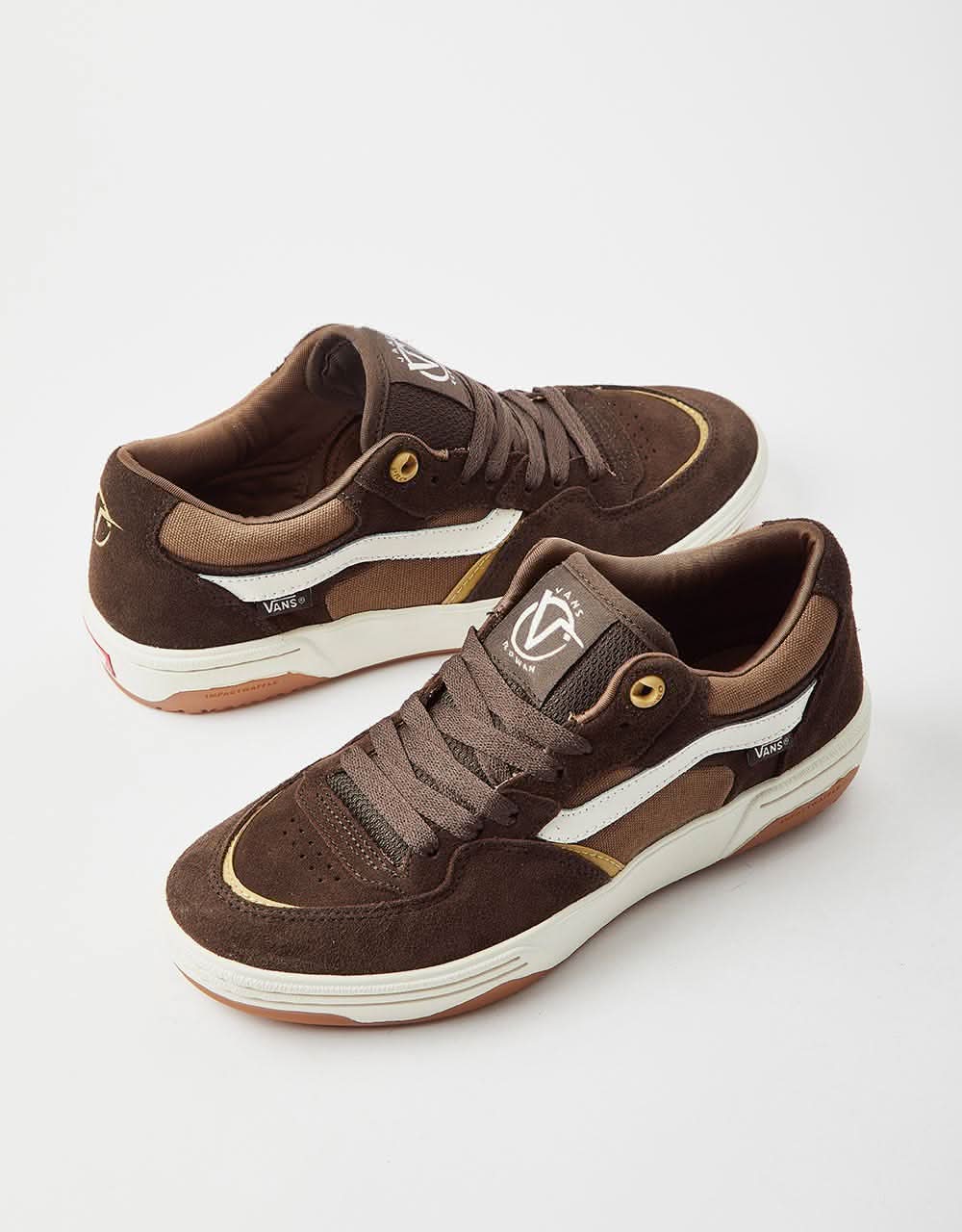 Vans Rowan 2 Skate Shoes - Chocolate Brown - Image 2