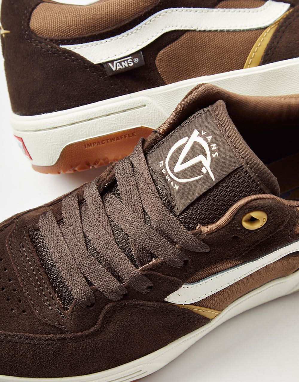 Vans Rowan 2 Skate Shoes - Chocolate Brown - Image 4