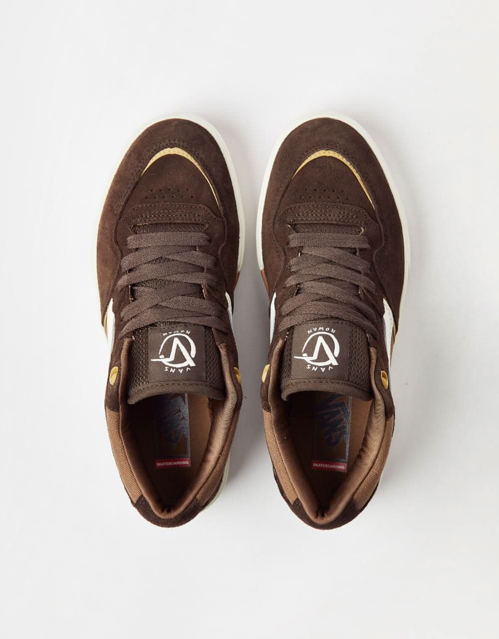 Vans Rowan 2 Skate Shoes - Chocolate Brown - Image 6