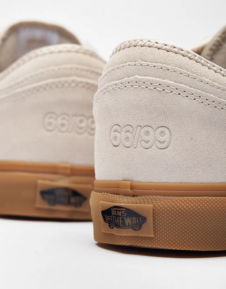Vans Rowley Classic Skate Shoes - Oatmeal/Gum - Image 5