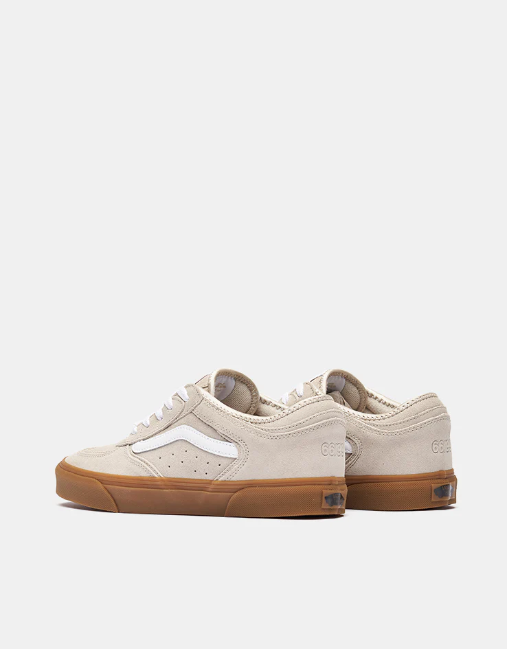 Vans Rowley Classic Skate Shoes - Oatmeal/Gum - Image 6