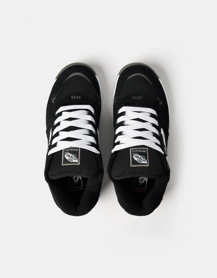 Vans Rowley XLT Skate Shoes - Black/White - Image 2