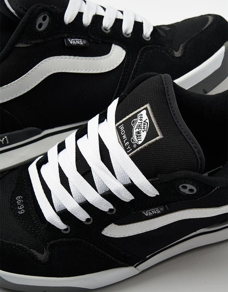 Vans Rowley XLT Skate Shoes - Black/White - Image 6