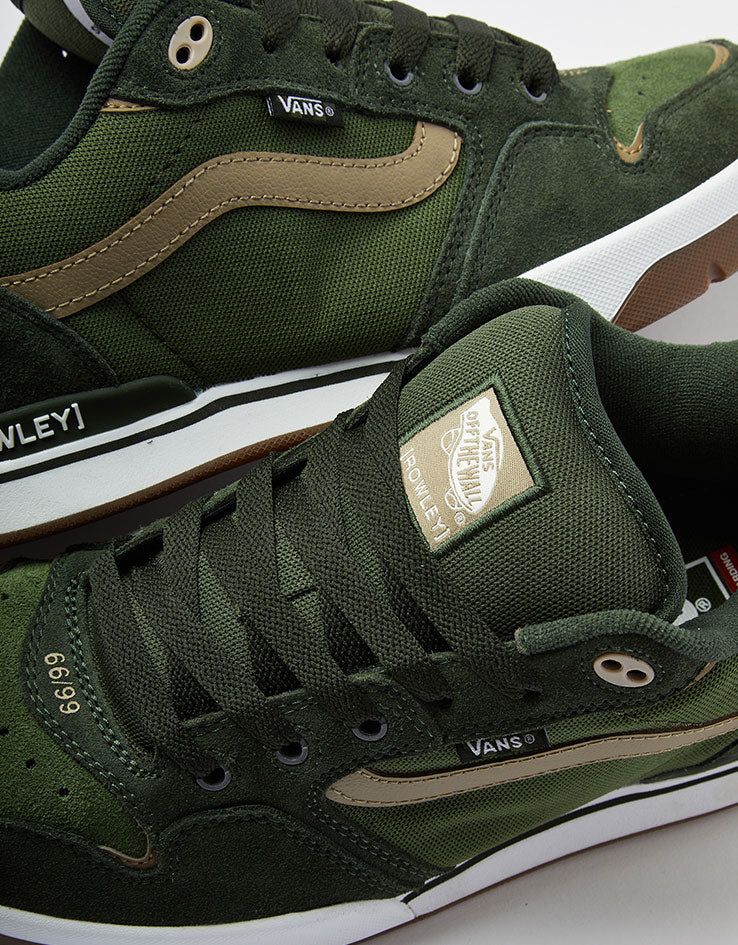 Vans Rowley XLT Skate Shoes - Dark Green - Image 6