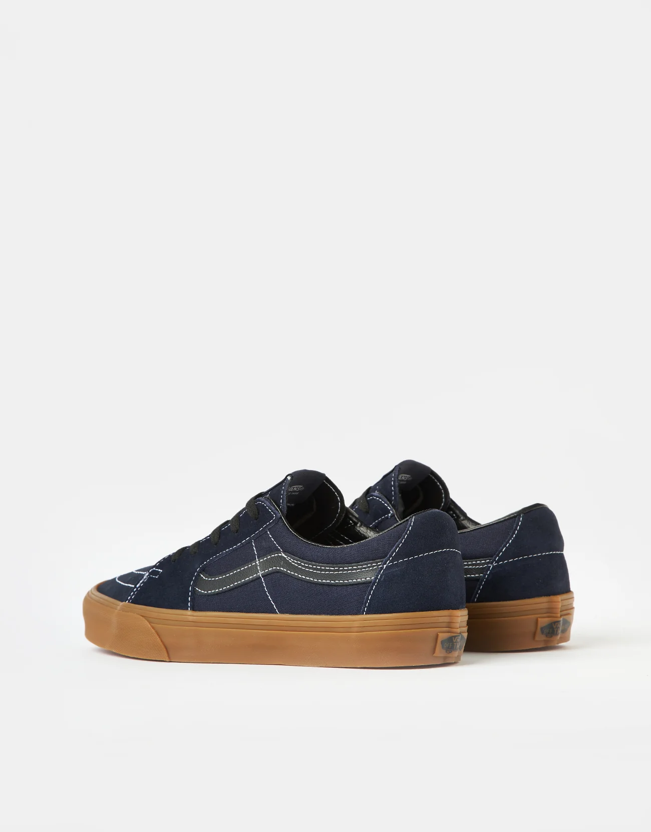 Vans Sk8-Low Skate Shoes - Navy - Image 5