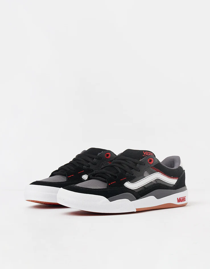 Vans Skate 2 Wayvee Shoes - Black/White/Red - Image 3