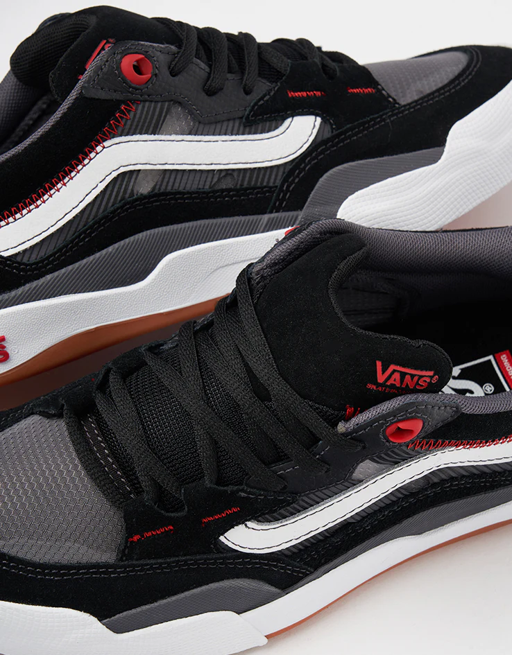Vans Skate 2 Wayvee Shoes - Black/White/Red - Image 7