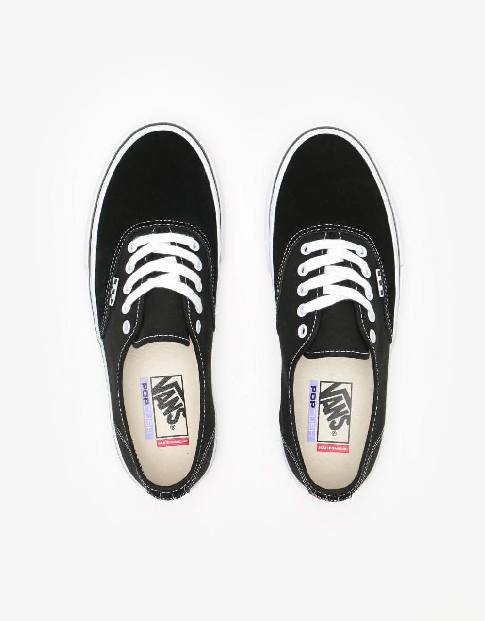 Vans Skate Authentic Shoes - Black/White - Image 5