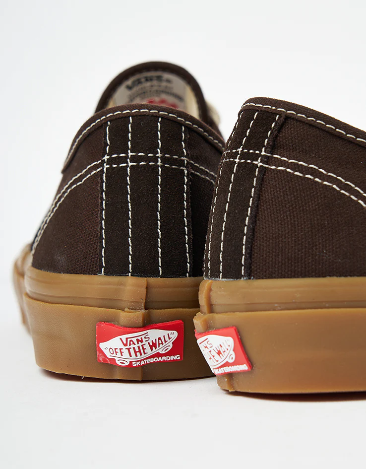 Vans Skate Authentic Shoes - Brown/Gum - Image 6