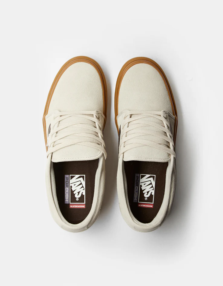 Vans Skate Chukka Low Sidestripe Shoes - Taupe Mist - Image 2