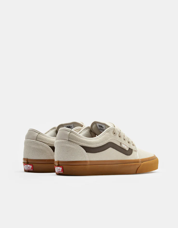 Vans Skate Chukka Low Sidestripe Shoes - Taupe Mist - Image 4