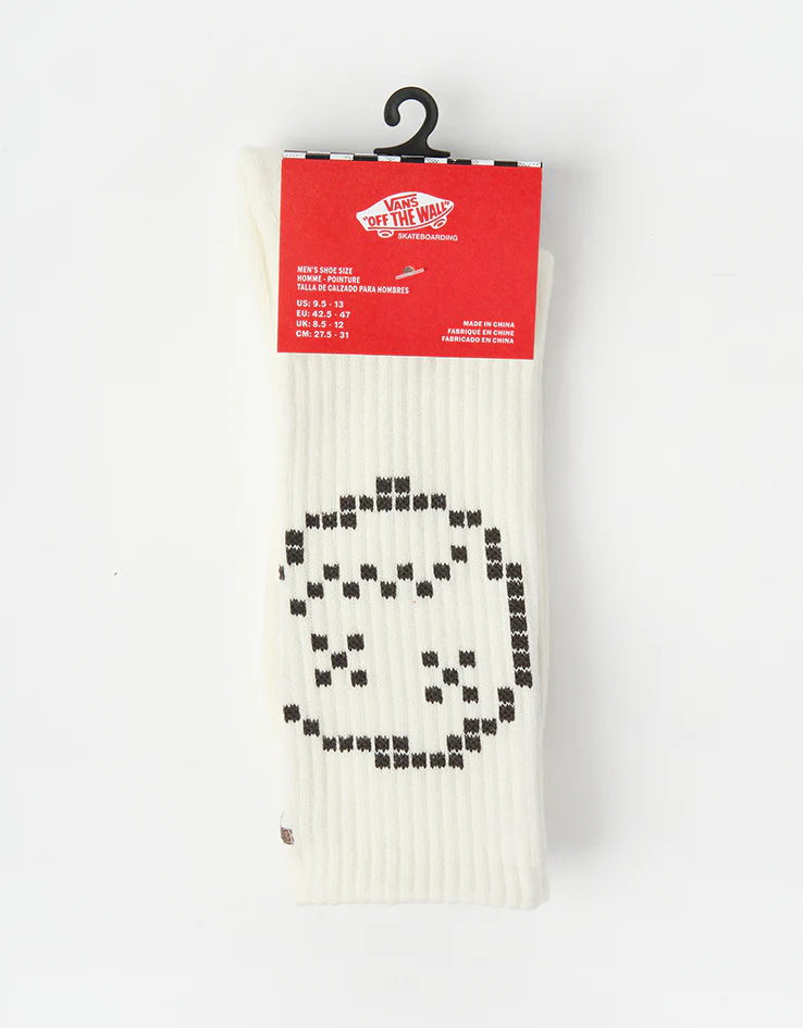 Vans Skate Face Crew Socks - Marshmallow - Image 4