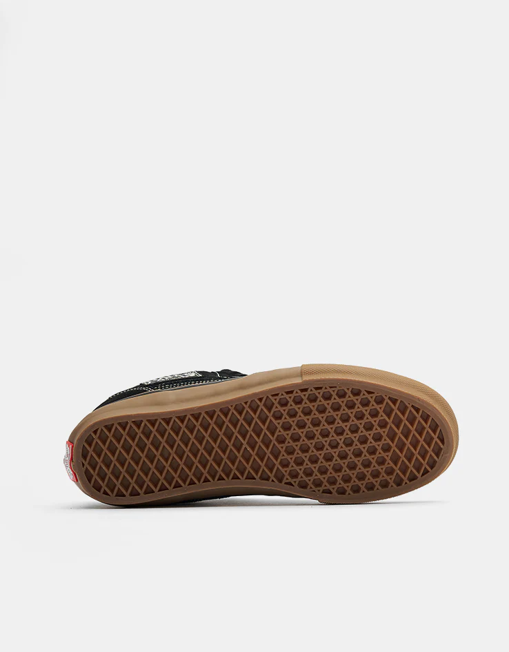 Vans Skate Half Cab Shoes - Black/Gum/White - Image 8