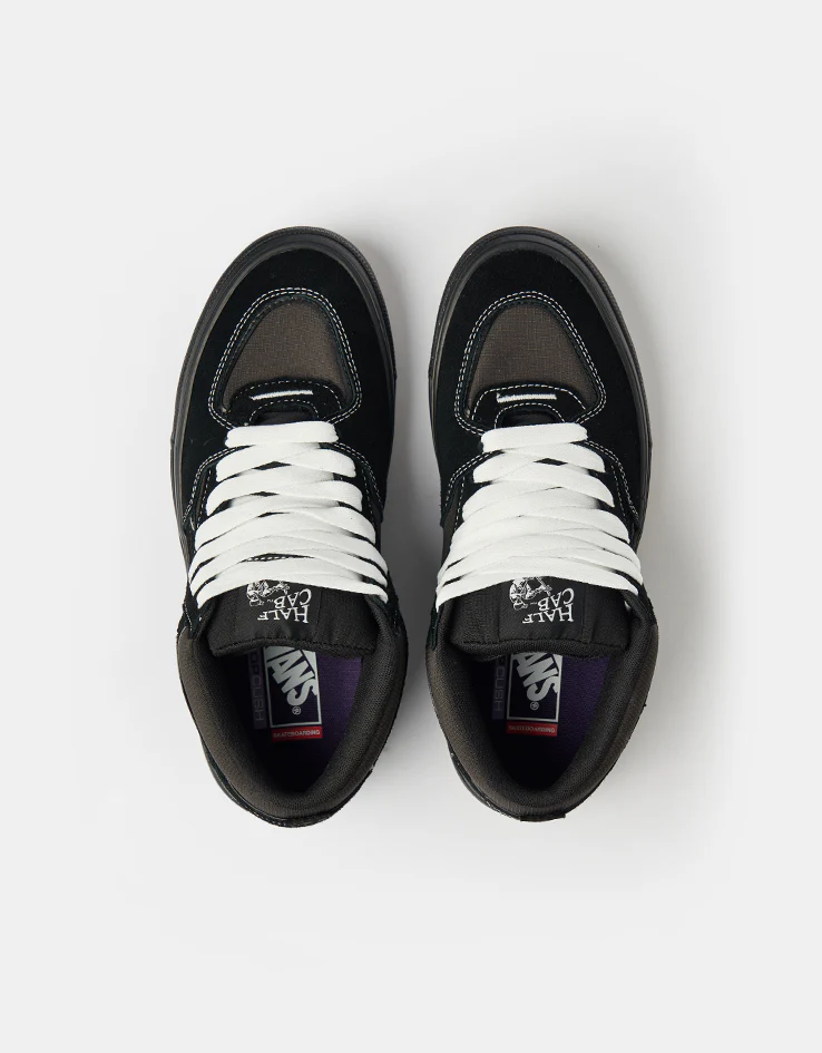 Vans Skate Half Cab WaffleCup Shoes - Black/Asphalt - Image 2