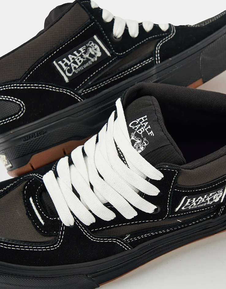 Vans Skate Half Cab WaffleCup Shoes - Black/Asphalt - Image 6