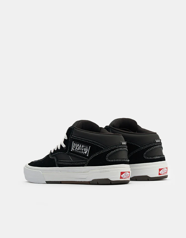 Vans Skate Half Cab Wafflecup Shoes - Black/White - Image 4