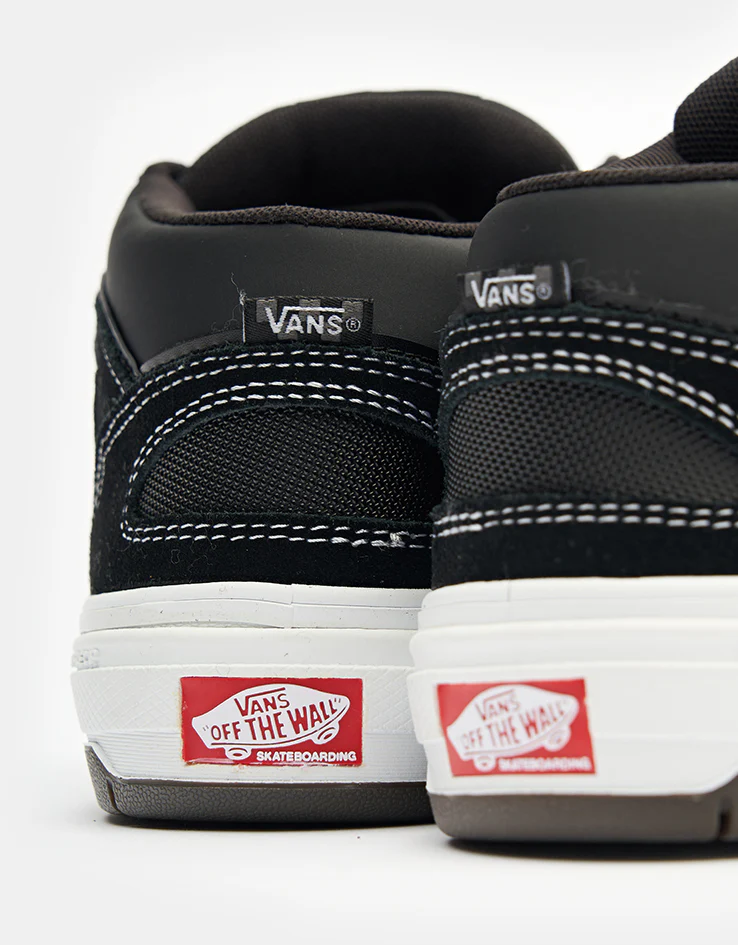 Vans Skate Half Cab Wafflecup Shoes - Black/White - Image 5