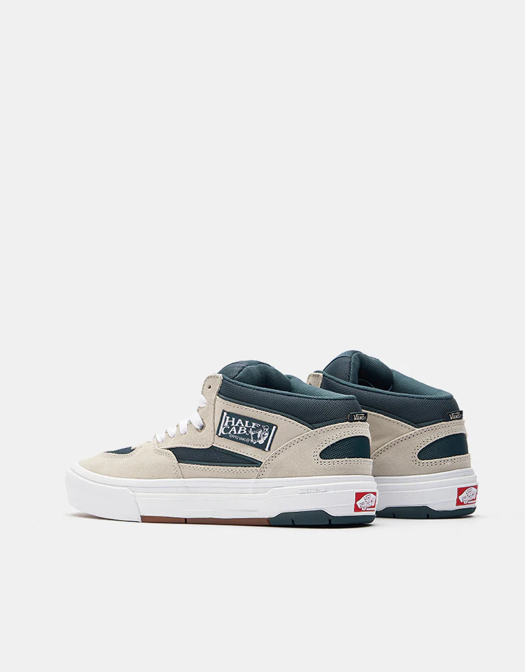 Vans Skate Half Cab Wafflecup Shoes - Oatmeal/Deep Teal - Image 4