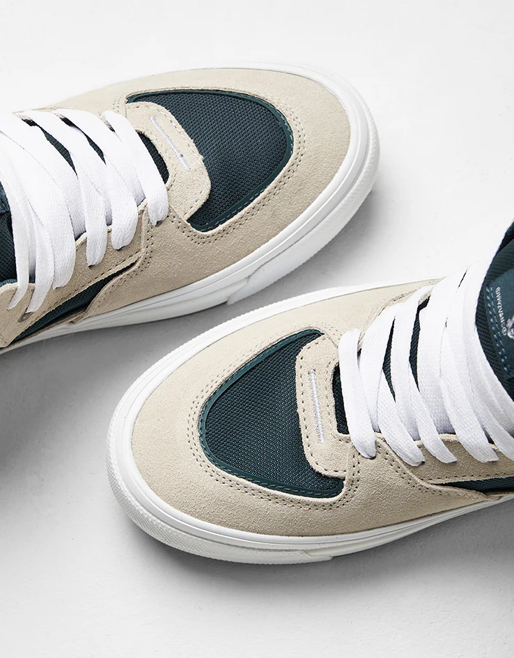 Vans Skate Half Cab Wafflecup Shoes - Oatmeal/Deep Teal - Image 8