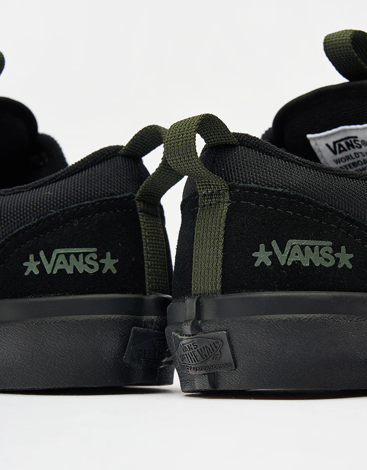 Vans Skate Old Skool 36+ Shoes - (Atiba) Black/Dark Green - Image 5