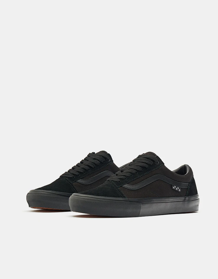 Vans Skate Old Skool Shoes - Black/Black - Image 3