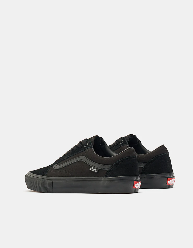 Vans Skate Old Skool Shoes - Black/Black - Image 4