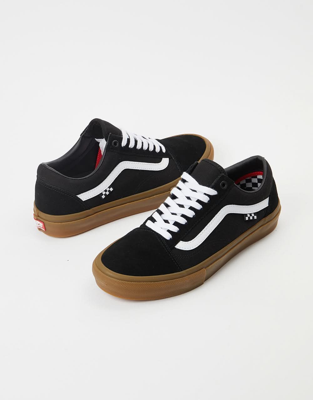 Vans Skate Old Skool Shoes - Black/Gum - Image 4