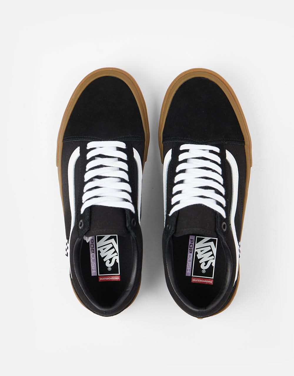 Vans Skate Old Skool Shoes - Black/Gum - Image 5