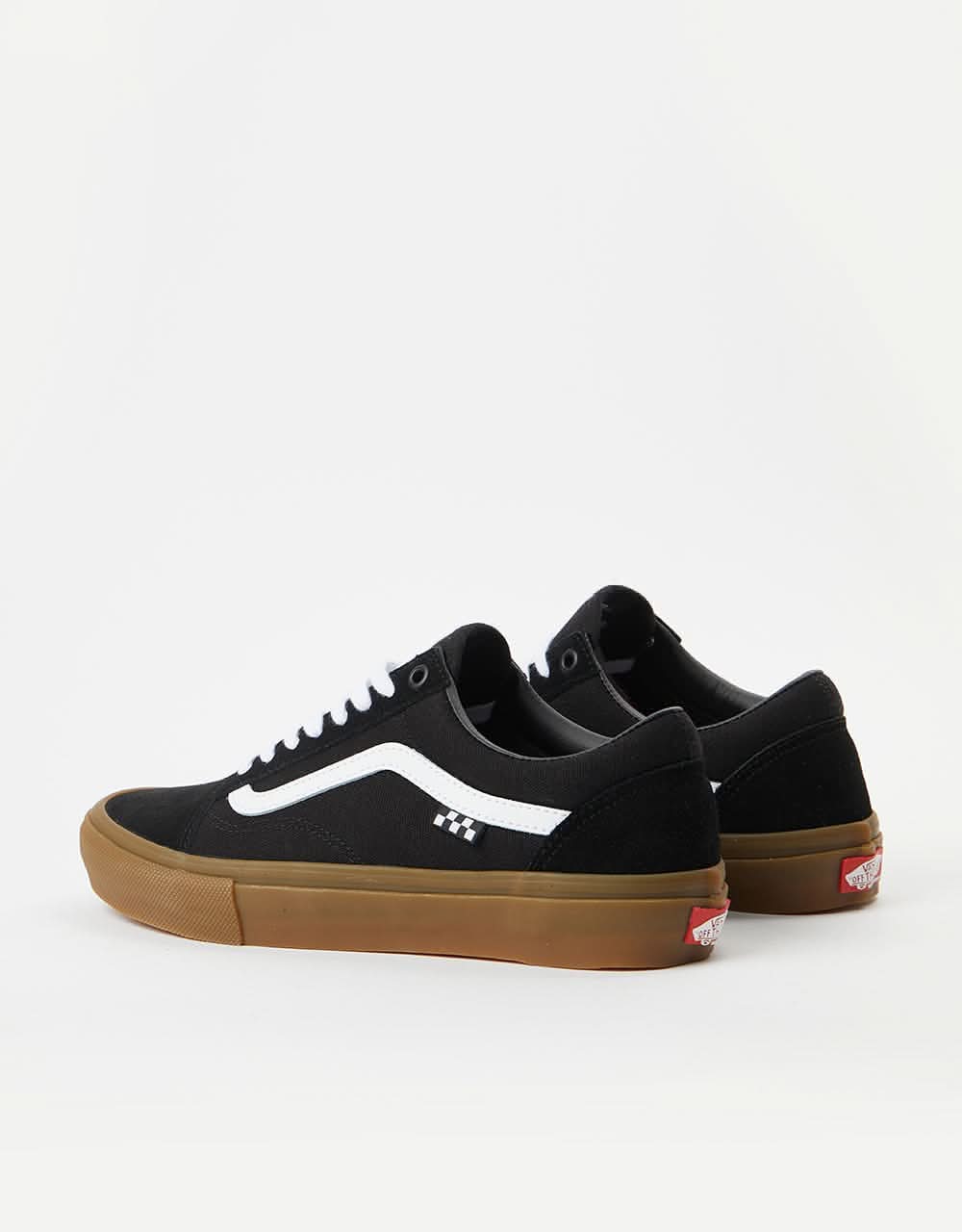 Vans Skate Old Skool Shoes - Black/Gum - Image 6