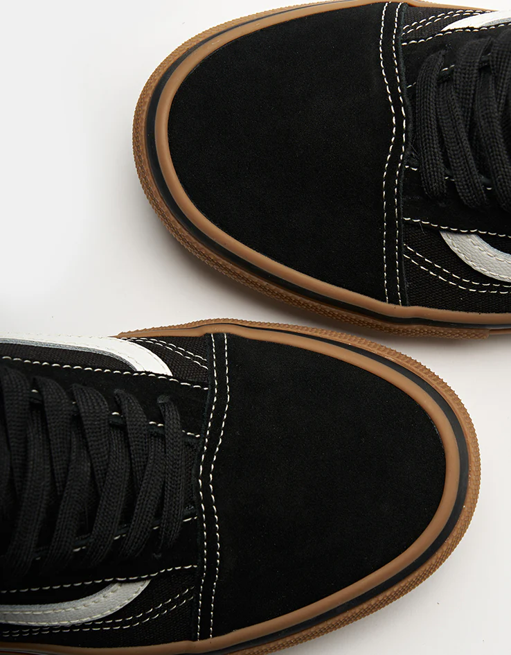Vans Skate Old Skool Shoes - Black/Gum/White - Image 8