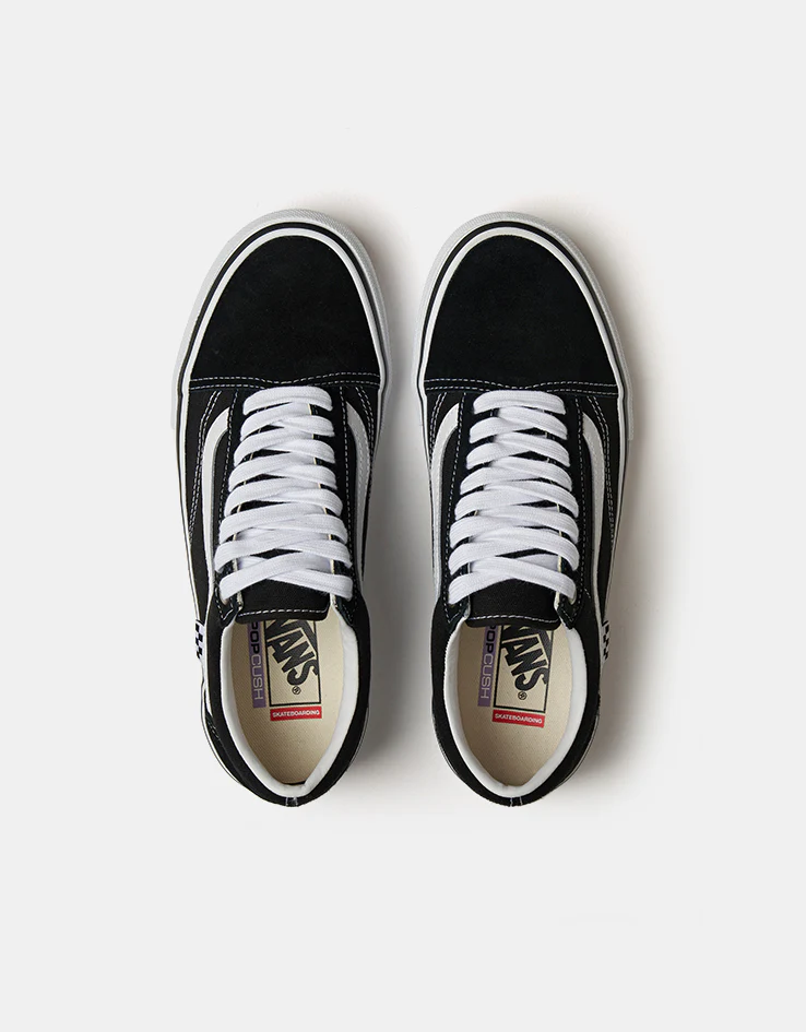 Vans Skate Old Skool Shoes - Black/White - Image 2