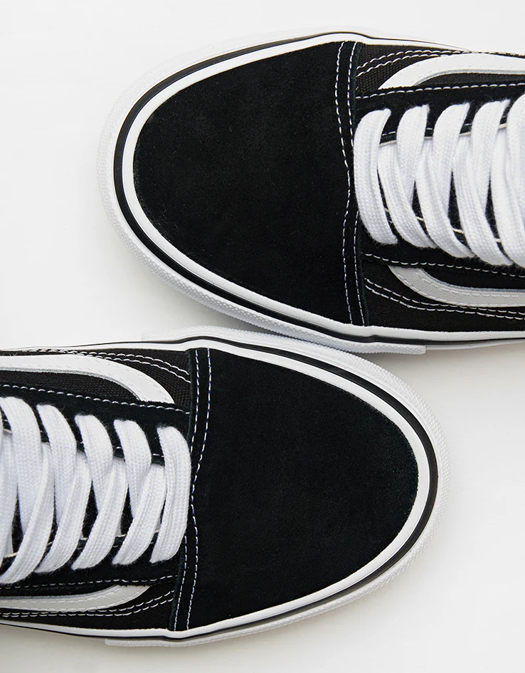 Vans Skate Old Skool Shoes - Black/White - Image 7