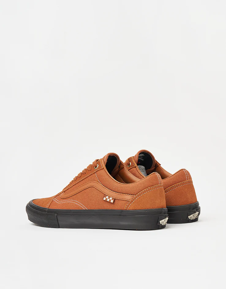 Vans Skate Old Skool Shoes - Sienna/Chocolate - Image 4