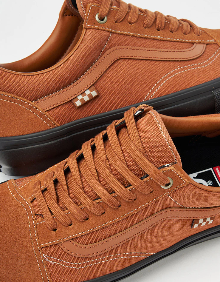 Vans Skate Old Skool Shoes - Sienna/Chocolate - Image 7