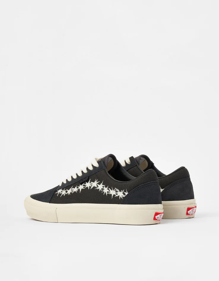 Vans Skate Old Skool Shoes - Splatter Grey - Image 4