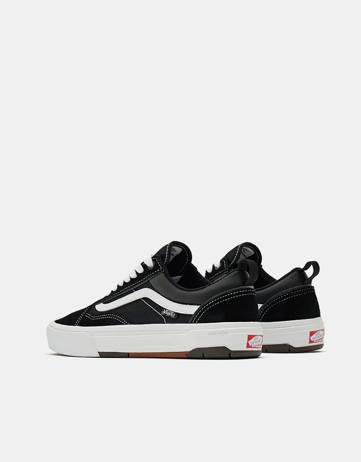 Vans Skate Old Skool Wafflecup Shoes - Black/White - Image 4