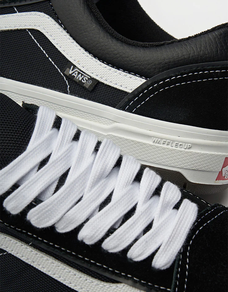 Vans Skate Old Skool Wafflecup Shoes - Black/White - Image 6