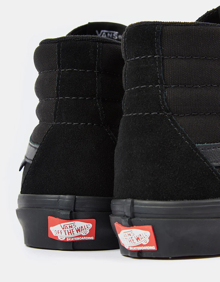 Vans Skate Sk8-Hi Shoes - Black/Black - Image 5