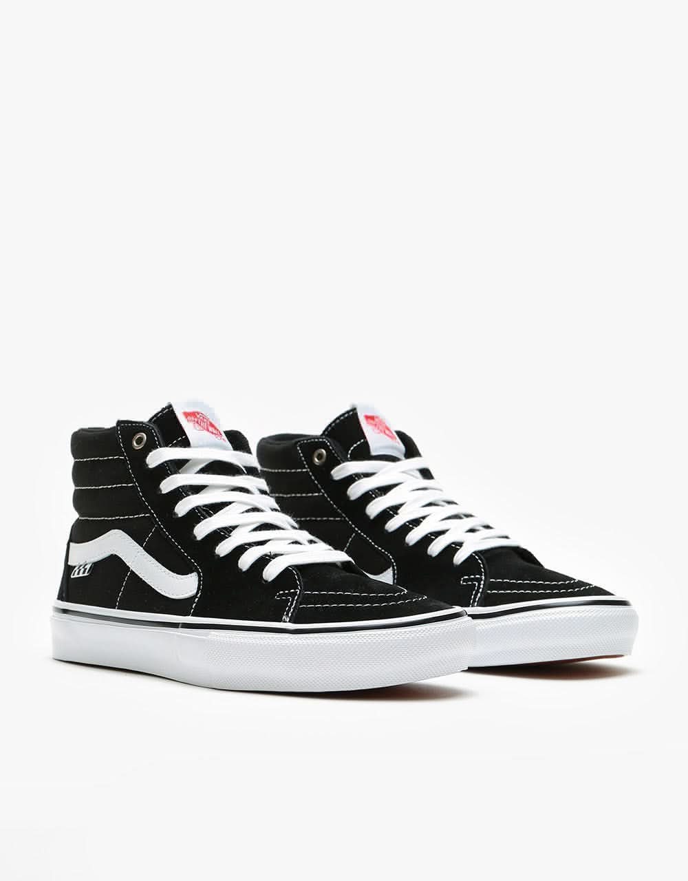 Vans Skate Sk8-Hi Shoes - Black/White - Image 3