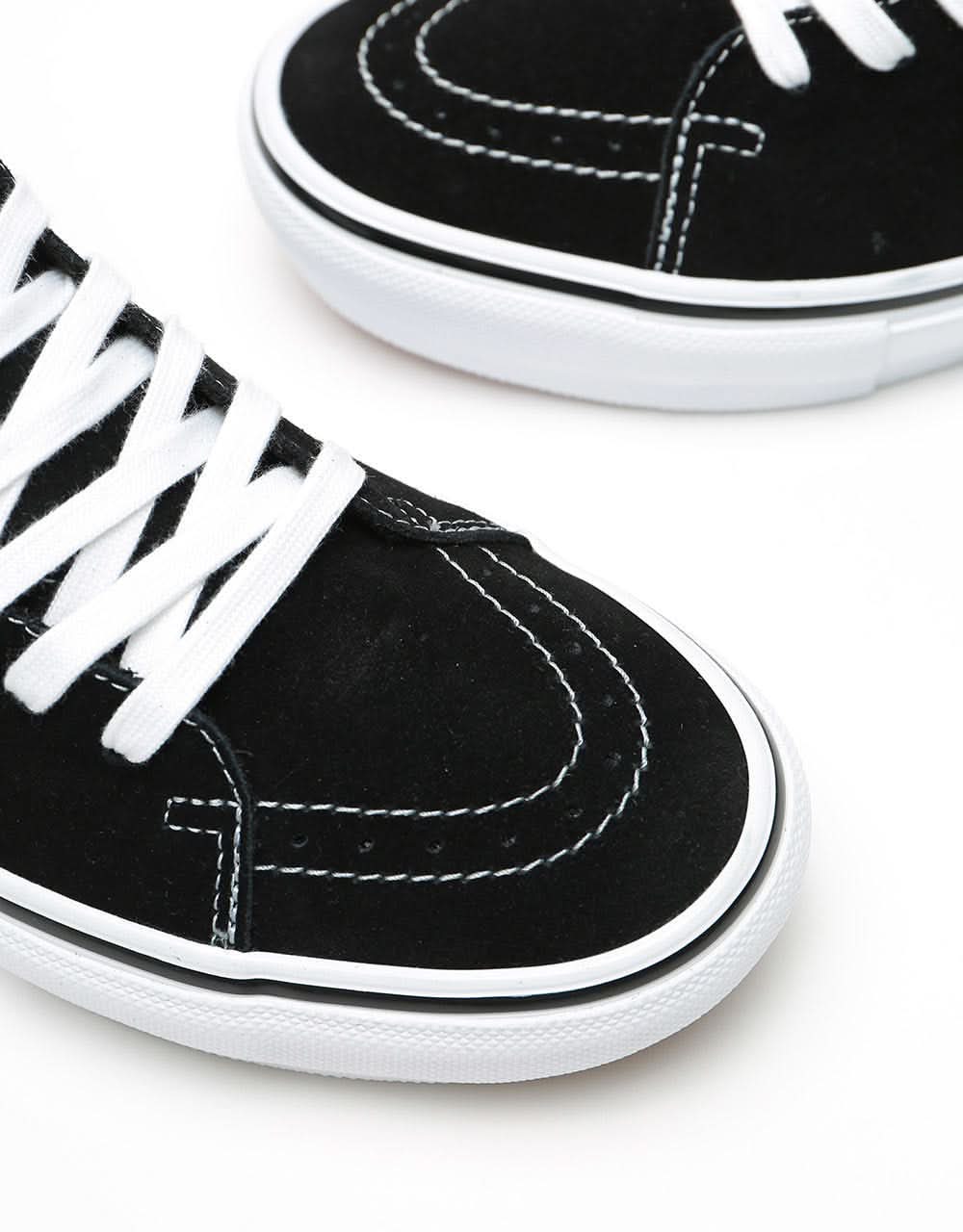Vans Skate Sk8-Hi Shoes - Black/White - Image 4