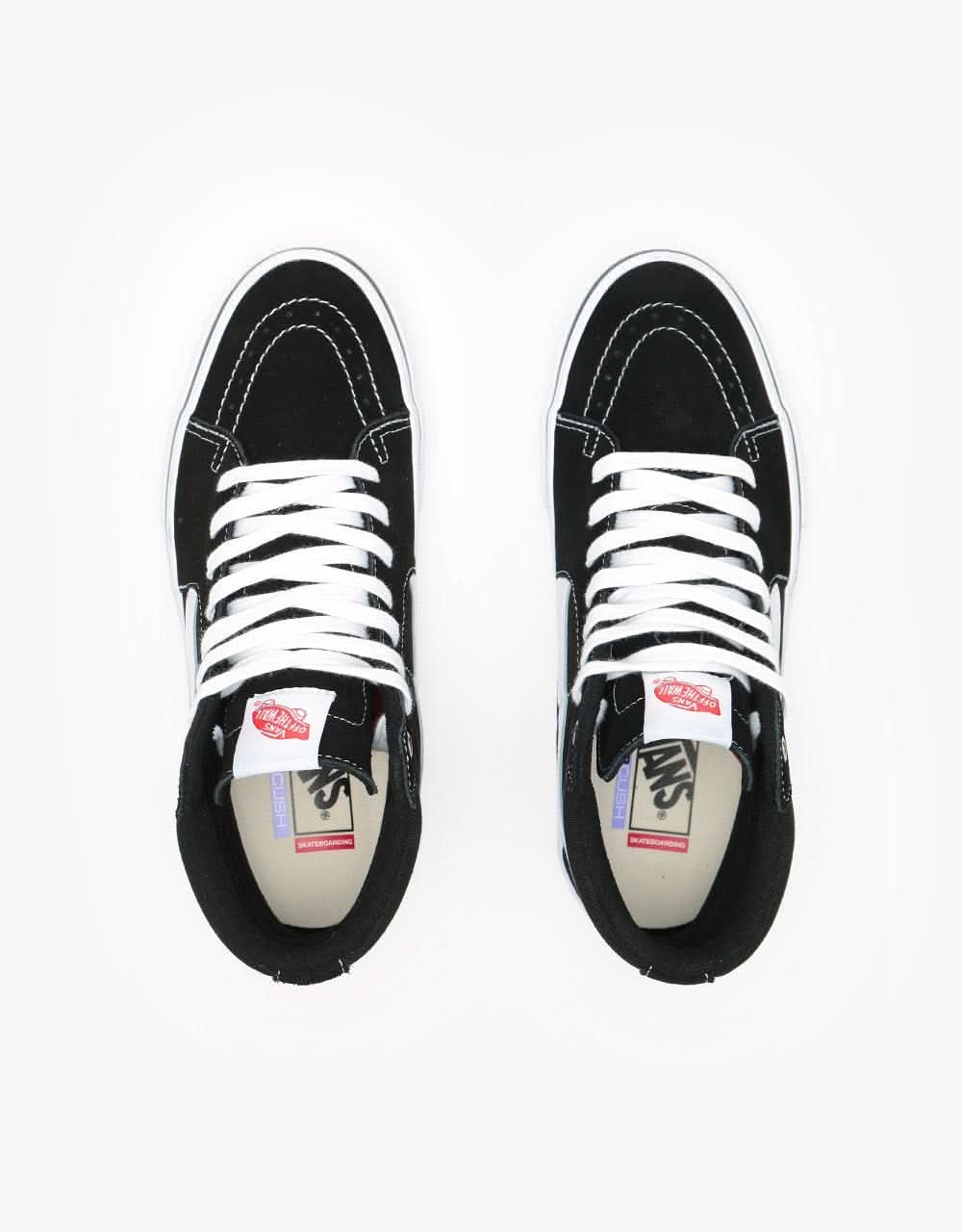 Vans Skate Sk8-Hi Shoes - Black/White - Image 5