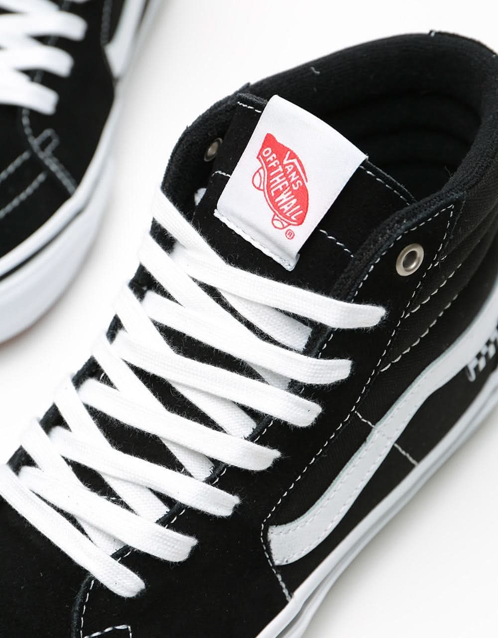 Vans Skate Sk8-Hi Shoes - Black/White - Image 6