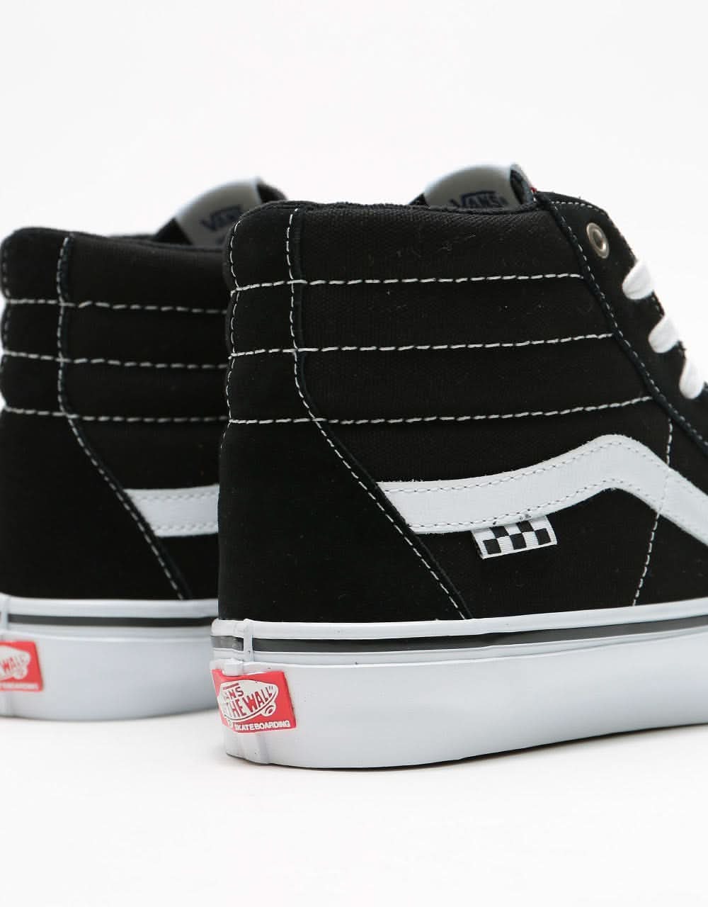 Vans Skate Sk8-Hi Shoes - Black/White - Image 7