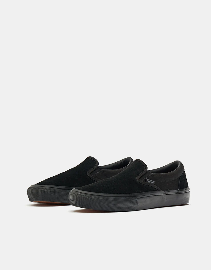 Vans Skate Slip-On Shoes - Black/Black - Image 3
