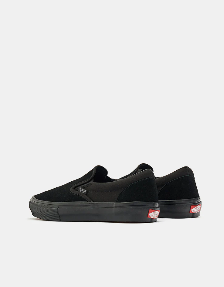 Vans Skate Slip-On Shoes - Black/Black - Image 4