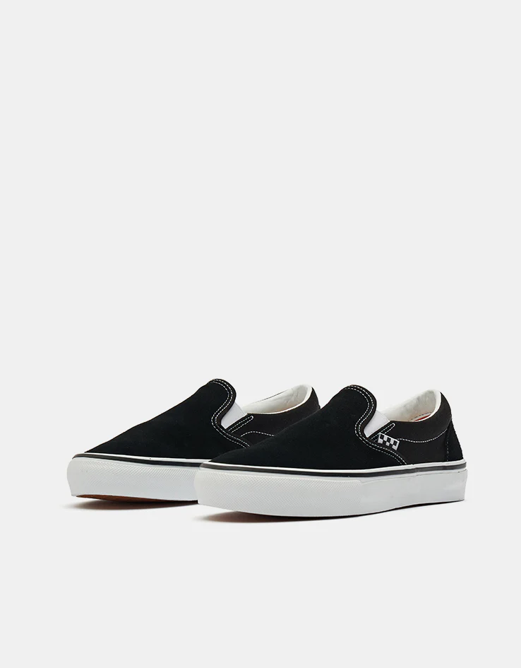 Vans Skate Slip-On Shoes - Black/White - Image 3