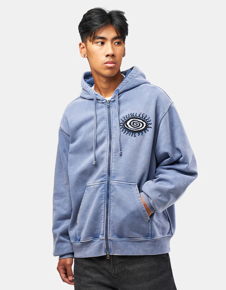 Vans Skate Sun Swirl Zip Hoodie - True Navy - Image 2