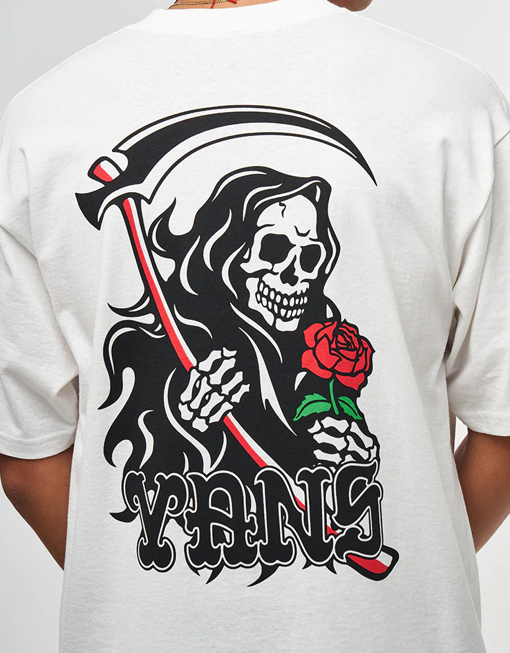 Vans So Long Reaper T-Shirt - White - Image 3