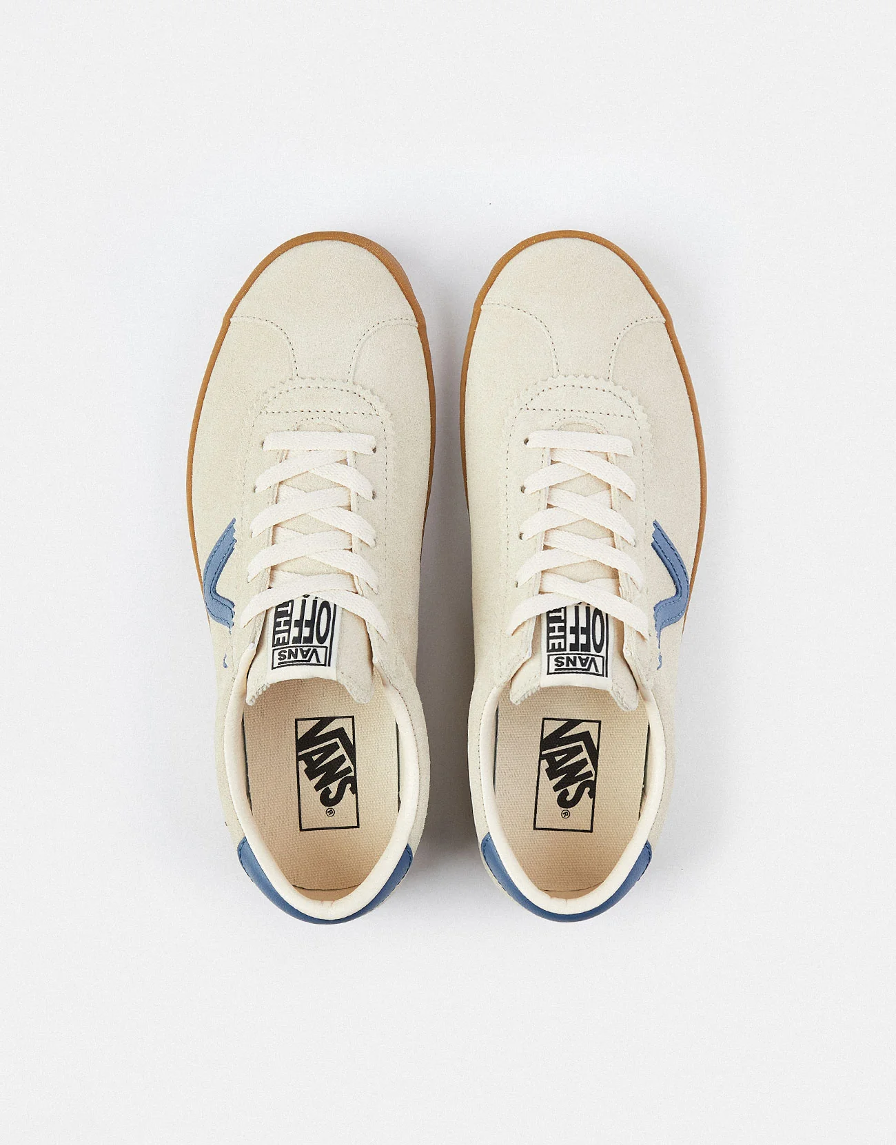 Vans Sport Low Skate Shoes - White/Navy - Image 5